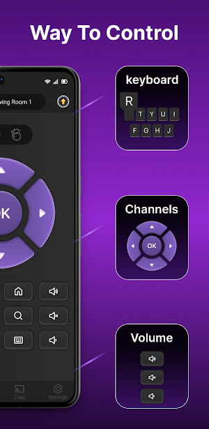 TV Remote For Roku&Smart TV Screenshot 2