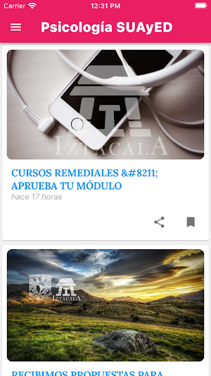 Psicología SUAyED Screenshot 1