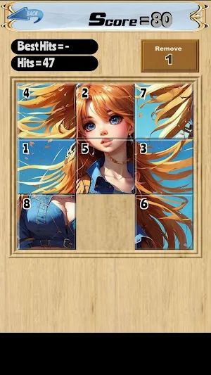anime girl jigsaw puzzle Screenshot 3