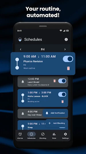 Morning Shield: Focus Alarms Screenshot 3