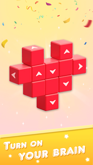 Tap Block:3D Cube Away Puzzle Screenshot 0