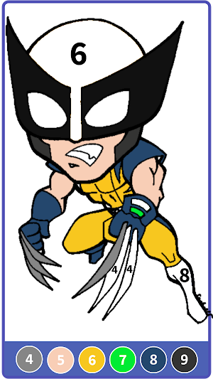 Symbiote Superhero Coloring Screenshot 0