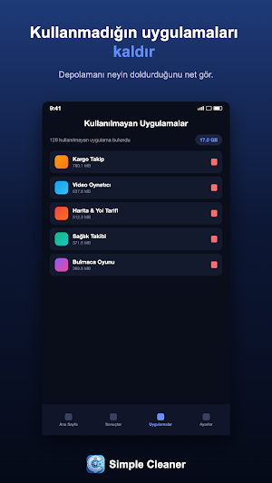 SimpleCleaner: Dosya Temizleme Screenshot 3