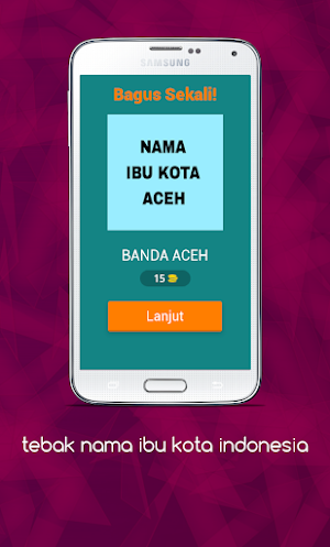 tebak nama ibukota indonesia Screenshot 1
