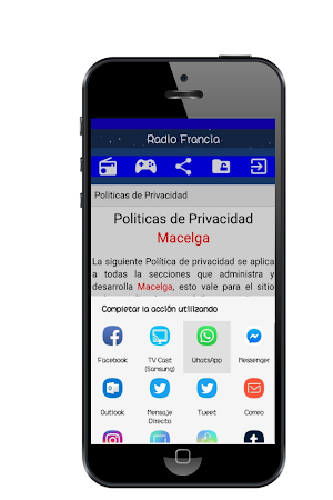 Radio Francia Mejores Radios Screenshot 2