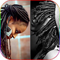 Black Woman Dreadlocks Hairstyle