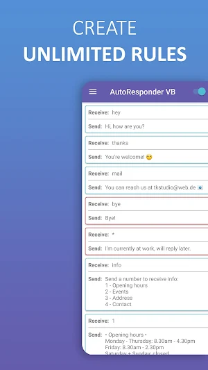 AutoResponder for Viber Screenshot 2