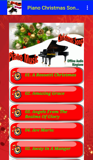 Piano Music of Christmas Songs Screenshot 2