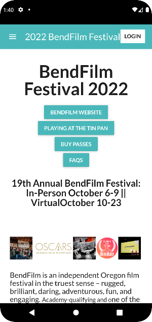 BendFilm Festival 2022 Screenshot 0