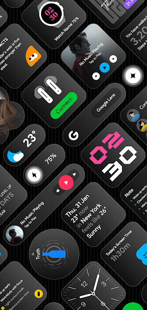 Glass Widgets Screenshot 2