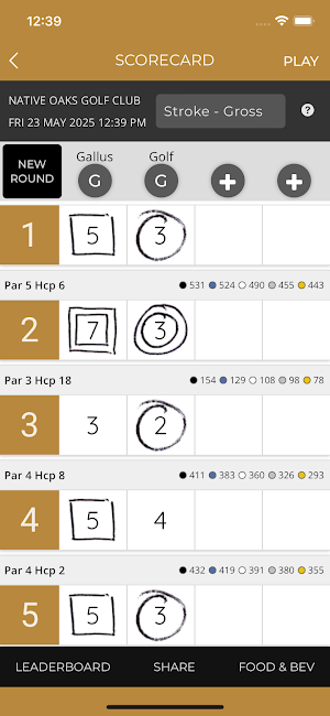 Native Oaks Golf Club Screenshot 2