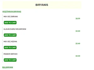 Biryanis Irving Screenshot 1