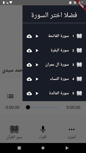 التلاوة الموريتانية Screenshot 0