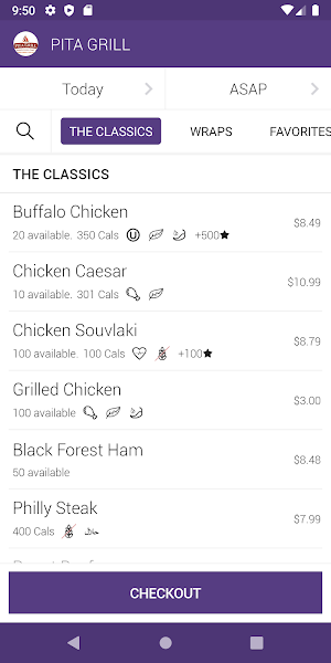 TouchNet Order Ahead Screenshot 1
