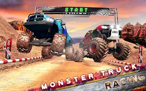 Monster Truck Racing Car Game Screenshot 1