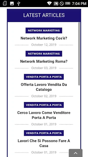 Movimento Network Marketing Screenshot 1