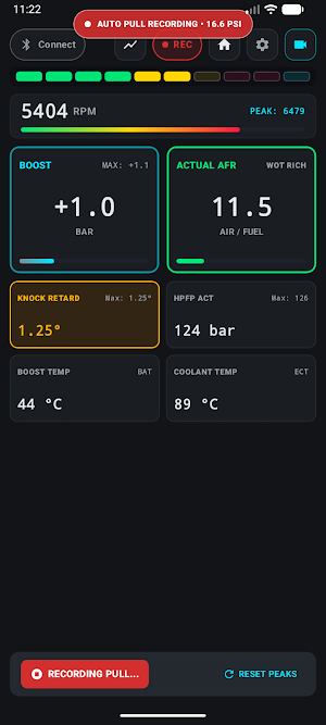 DISI Dash: Mazdaspeed MPS OBD Screenshot 2