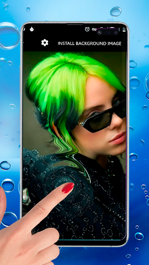 Billie Eilish Celebrity Cool Teen Live Wallpaper Screenshot 0