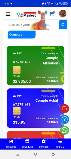 WE MARKET Screenshot 1