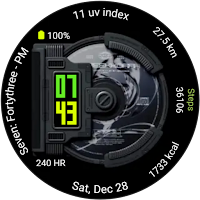 Animated CD Swing Watch Face