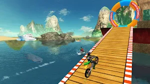 Surfer Bike Racing Game 3D Screenshot 2
