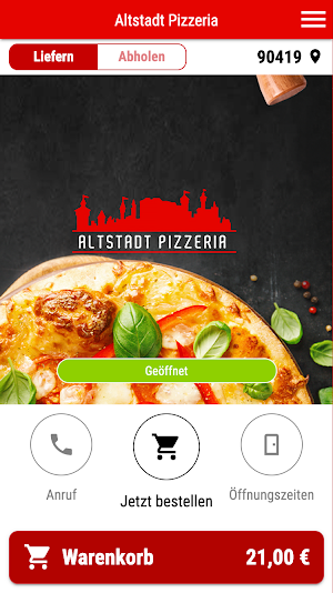 Altstadt Pizzeria Screenshot 0