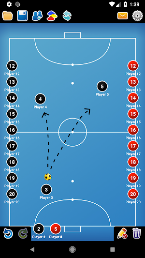 Coach Tactic Board: Futsal Screenshot 3