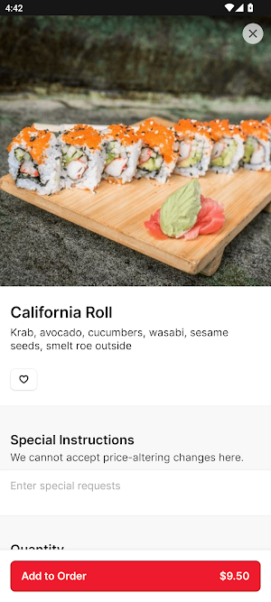 Bamboo Sushi & Hibachi Screenshot 2