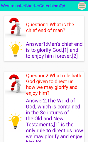 Westminster Shorter Catechism  Screenshot 3