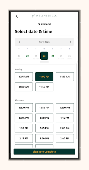 Wellness Co. Screenshot 2