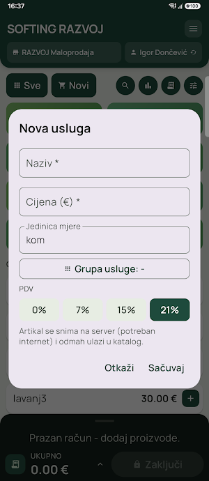Fiskalna Kasa Screenshot 3