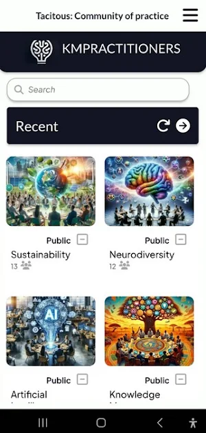 KM Communities of Practice Screenshot 0