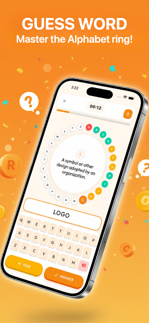 Palabras: Alphabet Word Quiz Screenshot 0
