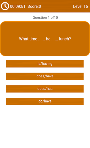English Grammar Quiz : Test Screenshot 2