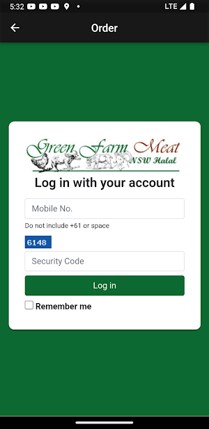 Green Farm Products Orders Screenshot 1