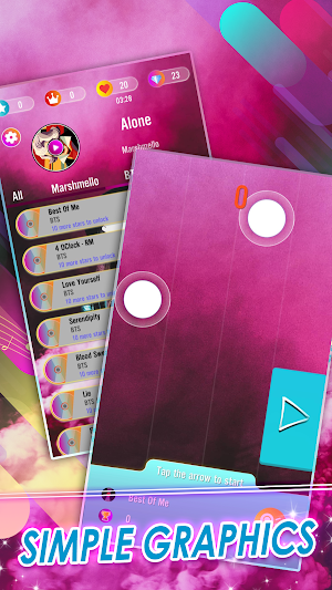 Piano Tiles: Marshmello Music Dance Screenshot 0