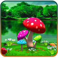 3D Mushroom Live Wallpaper New