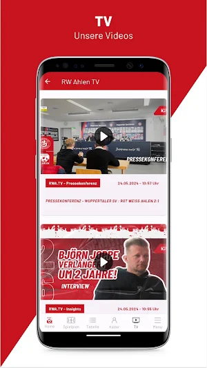 Rot Weiss Ahlen e.V. Screenshot 2