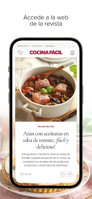 Cocina Fácil revista Screenshot 1