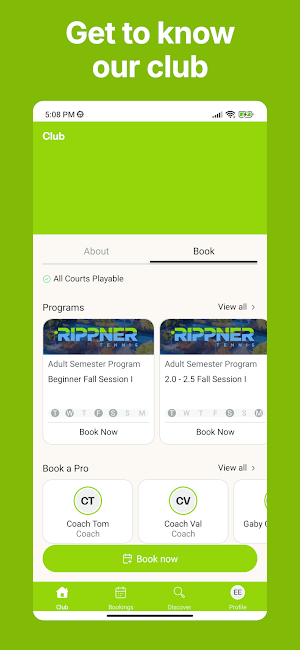 Rippner Tennis Club Screenshot 1