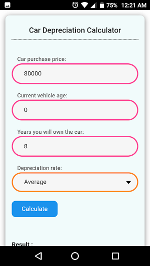 Depreciation Calculator Screenshot 3