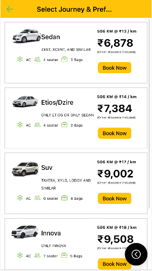 Ooty Drop Taxi Screenshot 1