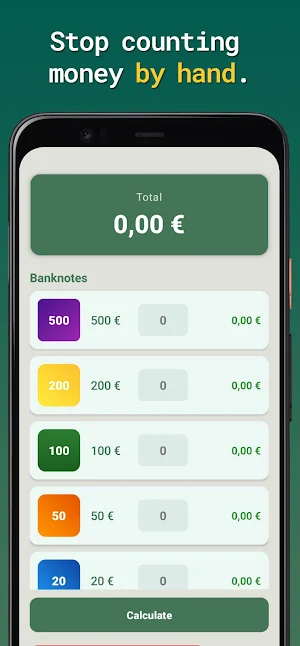 Euro Money Counter Screenshot 0