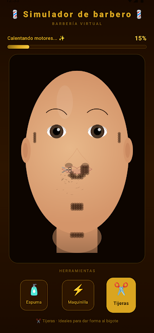 Simulador de barbero Screenshot 2