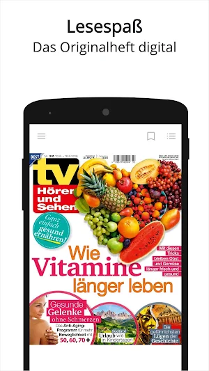 tv Hören und Sehen ePaper - TV, Radio & Reportagen Screenshot 0