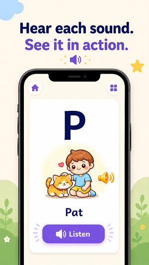 Phonics Learning App for Kids Screenshot 1