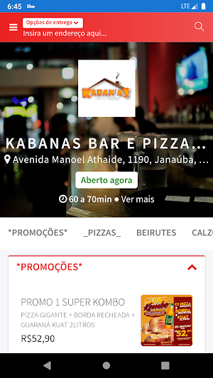Kabanas Bar e Pizzaria Screenshot 0