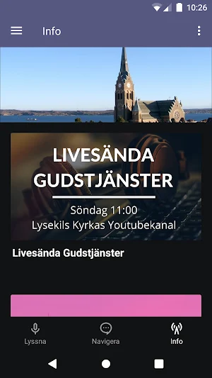 Lysekils församling Screenshot 2