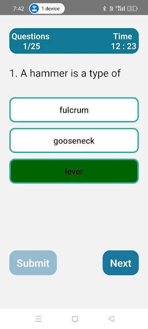 Carpenter Quiz Screenshot 2