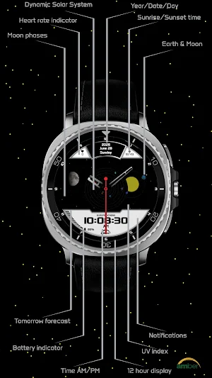 Astronomicon Watch Face Screenshot 1